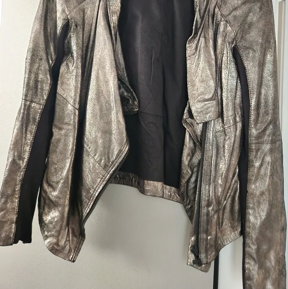 Muubaa Metallic Silver Women's Jacket - Picture 2 of 2